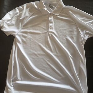 Slazenger White Men's Short-Sleeve Polo
